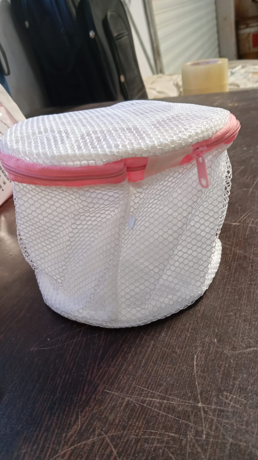 8359 Small Round cloth washing Laundray bag | washing net bag Pouch | Mesh Laundry Bag with rust free zipper for Washing, socks and underwear (1 Pc) 8359 Small Round cloth washing Laundray bag | washing net bag Pouch | Mesh Laundry Bag with rust free zipper for Washing, socks and underwear (1 Pc)